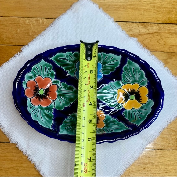 Mexican Talavera Pottery Trinket Tray/Dish - Picture 5 of 8